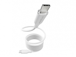 Empower by PanzerGlass Magnetic 240W USB-C 1,5m-es töltőkábel (EM84572) ezüstfehér